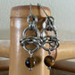 TIGERS EYE CHAINMAILLE EARRINGS