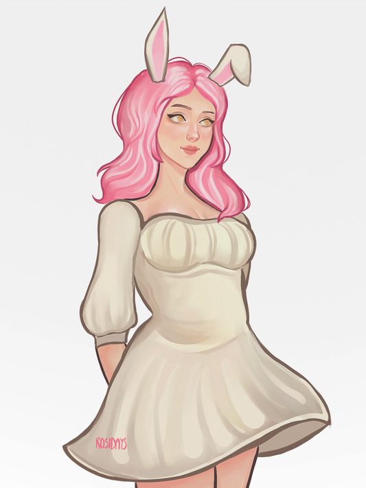 Bunny Girl A6 Print